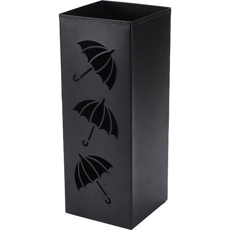 Porte-parapluie - Étagère de rangement multifonctionnelle - Porte-cannes à pêche - Porte-journaux et magazines 16 x 16 x 42 cm (1/5)
