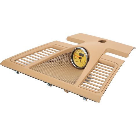 Tableau de bord garniture supérieure Horloge Couvercle Beige 970 552 151 01 6W0 Compatible Panamera 2010-2016 (Chronomètre jaune) (1/5)