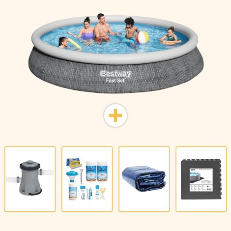 Bestway Bestway Fast Set Ronde - 457x84 cm - 5-pièces S233 (1/5)