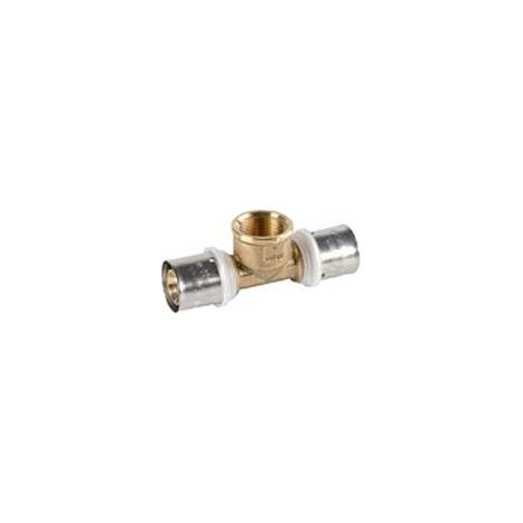 Pexal raccordo Tee F ø75x1.1/4"x75 a pressare VS0131345 - -  VALSIR - -