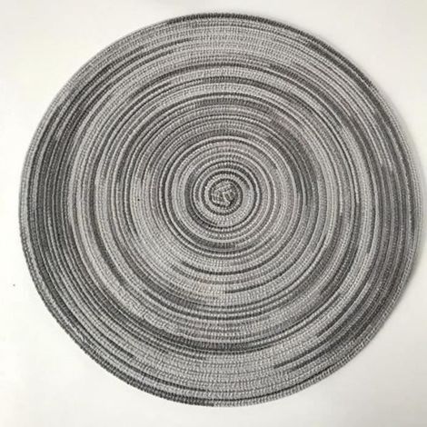 Non-slip round mat - AliExpress - Ref. B-18CM-ROUND - Gray - Washable