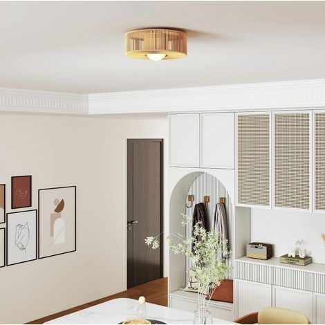 Boho-Deckenleuchte Ø30x16 cm aus Metall, mehrfarbig – stimmungsvolles Licht für kleine Räume (1/5)