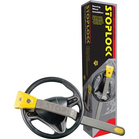 Stoplock Car Van Steering Wheel Security Crook Lock Airbag Compatable 4x4 HG134 (1/5)