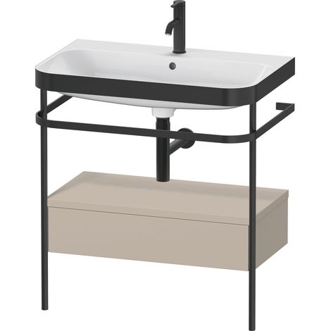 Set Duravit Happy D.2 Plus con consola metálica y cajón,