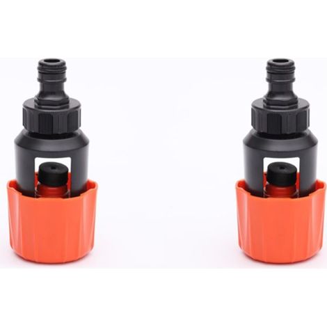 Connettore per tubo da giardino - 2 pezzi - Connettore per tubo da giardino per rubinetto - Adattatore universale per rubinetto da cucina/bagno a tubo da giardino - Adattatore universale per tubo dell (1/5)