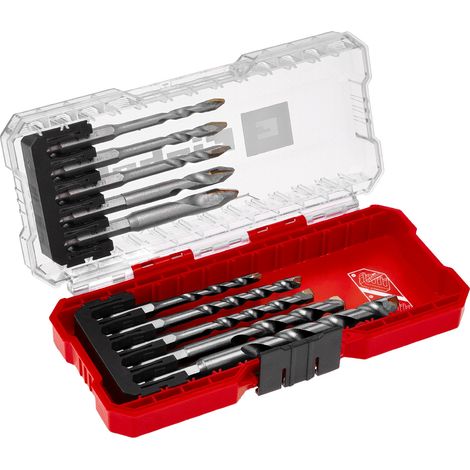 EINHELL Set de forets pour carrelage, 51410, S-Case, 5-10 mm, 10 pièces (1/5)