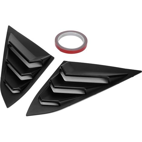 2 pièces déflecteurs d'aération latéraux arrière pour vitre de custode Honda Civic 2016-2019 (1/5)