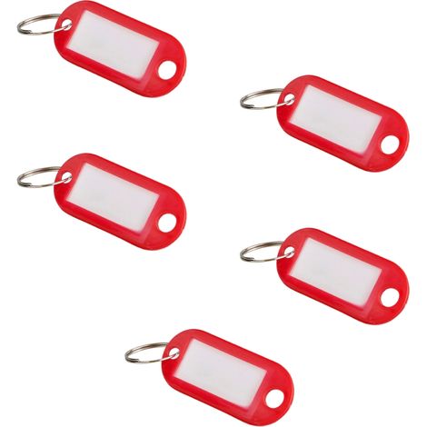 THIRARD - Lot de 5 portes-étiquettes, rouge, 50x20mm - THIRARD (1/2)