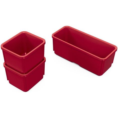 Keter Stack N Roll Modular Wheeled Tool Box Case Organiser Set KETSNRMOD 250927 (1/5)
