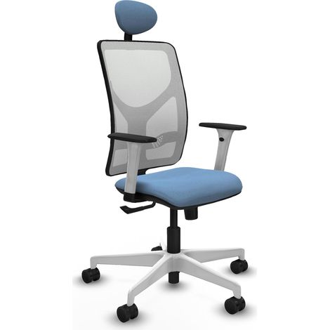 Silla de oficina piqueras y crespo Motilla blanco cómoda funcional (1/2)