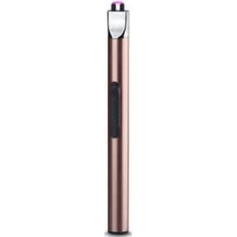 Allume-Cierge Rechargeable - Antivent - Indicateur De Niveau De Batterie - Pour Camping Et Barbecue - 16 Cm - Aluminium - 45 G (1/2)