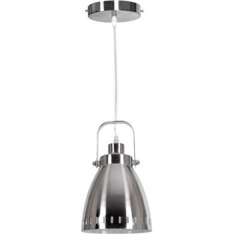 brooklyn lampe suspendue 1xe27 h.reg.xd.17cm nickel