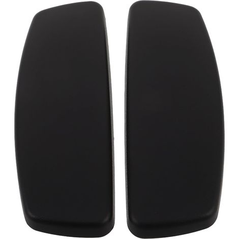 Lot de 2 Coussinets de Rechange pour Accoudoirs de Chaise de Bureau en Cuir PU Coussins Ergonomiques Confortables Accessoires Universels pour Fauteuil de Bureau Installation (1/5)