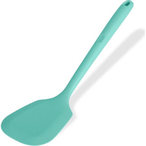 Silikon Pfannenwender 315℃ hitzebeständig, Aqua Sky, 34.5cm