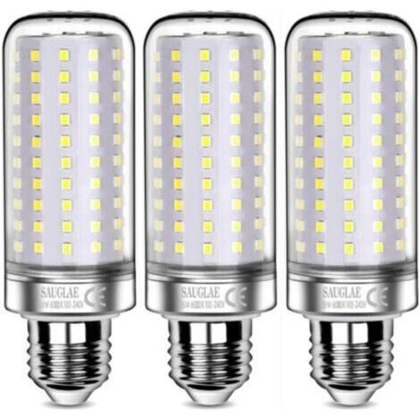 QORVA-Ampoule LED 26 W, équivalent 200 W incandescent, 3000 lm, blanc froid 6000 K, culot à vis Edison E27, lot de 3 [Classe énergétique E] (1/4)