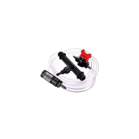 Injecteur d'engrais Venturi 25Ø 3/4 ". Débit maximum d'engrais de 9 à 92 l/h. Filetage mâle 3/4". Injecteur d'engrais professionnel avec clé doseuse. - Crezuo