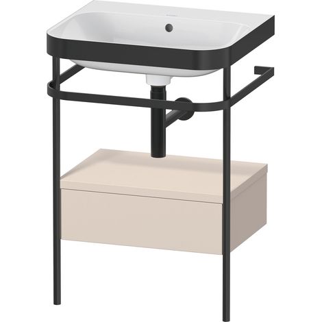 Set Duravit Happy D.2 Plus con consola metálica y cajón,