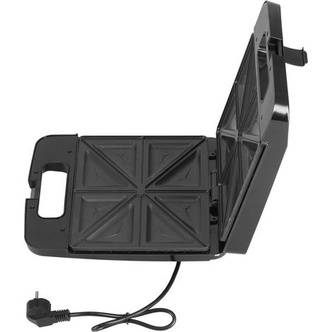 1600-W-Multifunktions-Frühstücksmaschine mit 8 Sandwichplatten, doppelseitigem Waffeleisen und Heizung, EU 220–240 V (1/5)