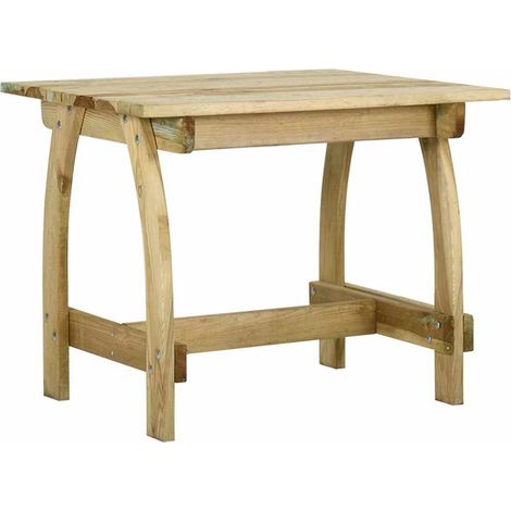 Tavolo da Giardino 110x74x75 cm in Legno di Pino Impregnato vidaXL (1/5)