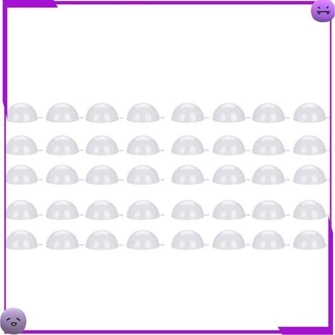 Fafeicy ornements de boule en plastique Boule en plastique transparent rechargeable, 20 beaute repose-main 5 cm / 2,0 pouces 5 cm (1/5)