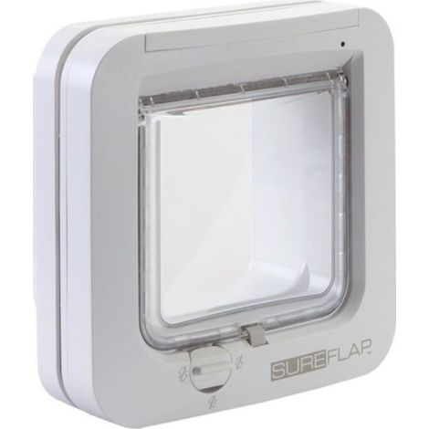 Chatière à puce électronique – Dimensions 142 mm x 120 mm – Mémorisation jusqu'à 32 puces – Installation sur tous supports – Sureflap (1/5)
