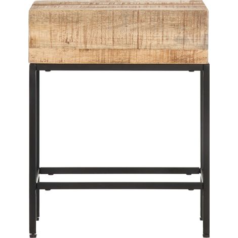 Maison Exclusive - Beistelltisch 40x30x50 cm Raues Mango-Massivho
