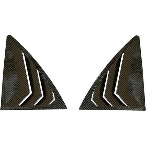 Pour Toyota Corolla 2009-2013, cache de volet latéral de persienne arrière, autocollant, accessoires d'aération en fibre de carbone (1/5)