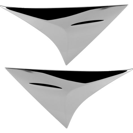 pièces de garniture chromée de spoiler latéral de lunette (1/4)