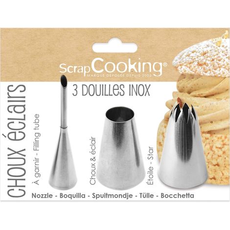 ScrapCooking 1831-3 boccole cavoli per tasche a bussola, decorazione pasticceria torte, accessorio per utensili (1/5)