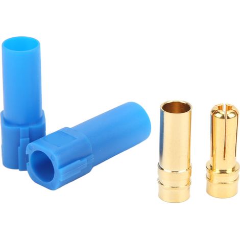 Connecteurs XT150 mâle femelle fiche plaquée or pour batterie LiPo RC, voiture RC, avion modèle bleu (1/5)