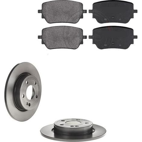 KIT FRENI POSTERIORI compatibile con MERCEDES-BENZ CLASSE A (W177) - DISCHI + PASTIGLIE OEM: P 50 148 , P 50 151 / 18784 , 18763 /SOSTITUZIONE DIRETTA/BASSA POLVERE/SILENZIOSO (1/5)