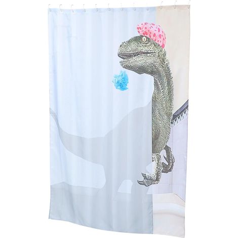 cm 3D Dinosaur Design Shower Curtain for Bathroom Decoration