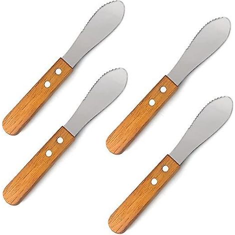 couteau  Beurre 4 Pices En Acier Inoxydable Spatule  Beurre Ptisserie Gteau Assaisonnement Applicateur Magasin De Bricolage Trancheuse  Pain Tranc (1/5)