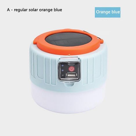 Lampes de camping LED rechargeables USB, 3 niveaux d'intensité, étanches, à énergie solaire, pour barbecue, tente, lampe de secours, lanternes