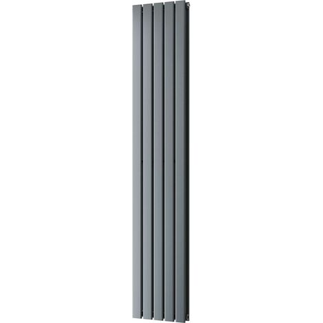 Typhoon - Anthracite Vertical Radiator H1800mm x W340mm Double Panel
