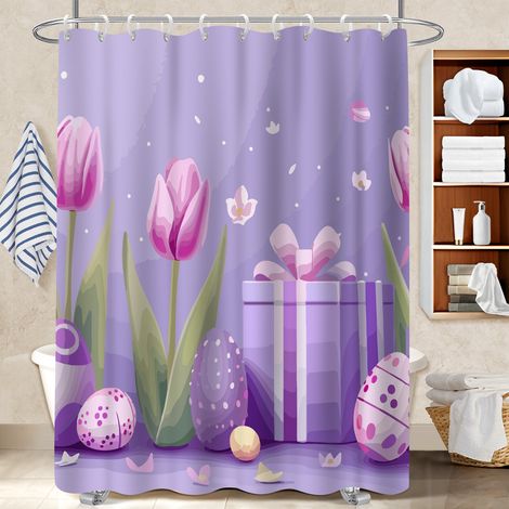Rideau de douche 180x180 déco d‘intérieur bâche de douche pour préparer la maison avant l’arrivée d’invités (1/5)