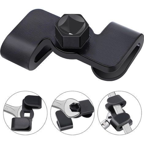 Adaptador de llave de extensión universal para barra rompedora y llave de extensión descentrada, extensor de llave para barras rompedoras con impulsor de 1/5,1 cm/impulso hexagonal de 21 mm, reparació (1/5)