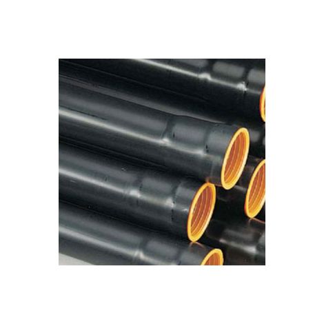 Atepac – Tube d'évacuation PVC Ø 44 mm – Longueur 0,60 m – Installation rapide sans colle – Pour montage en cloisons sèches 70 mm
