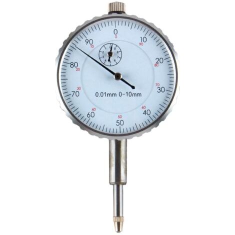 Comparateur à cadran 0-10 mm, mesure extérieure, précision 0,01 mm, horloge (1/5)