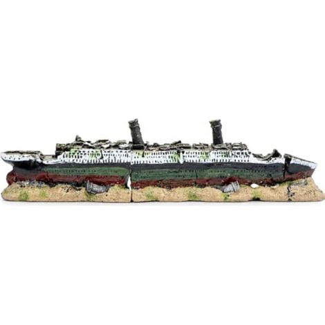 Décoration d'Aquarium Épave en Résine, SZ470, 5 cm (1/5)