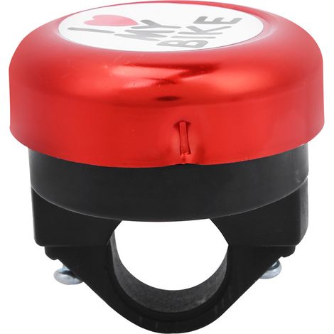 Sonnette de vélo de montagne ultralégère, son clair et puissant, accessoire cycliste (rouge) (1/5)