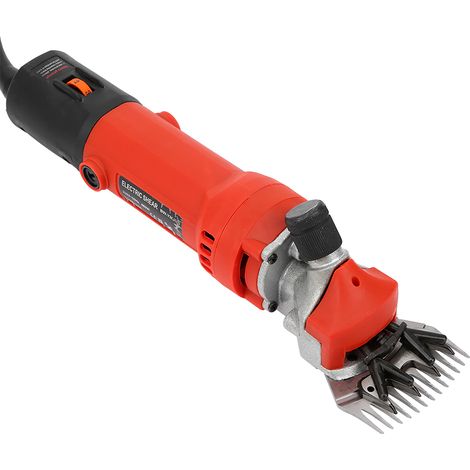 Cisaille électrique 690 W pour moutons et chèvres, 6 vitesses, tondeuse pour le toilettage des animaux, coupe de laine pour l'élevage, UE AC220V, orange (1/5)