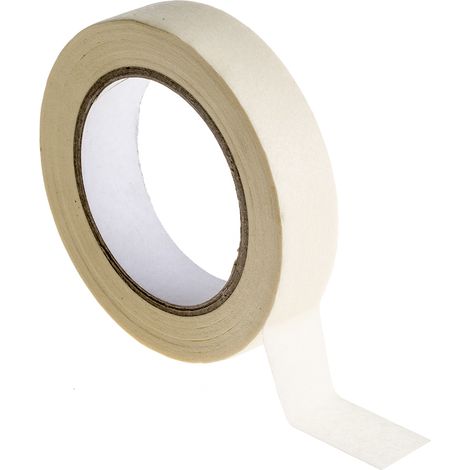 Ruban de masquage Papier RS PRO, 25mm x 50m, Blanc ( Prix pour 1 )