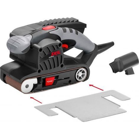 Ponceuse à bande 650W – Vitesse 300 m/min – Bande 76 x 457 mm – Système de dépoussiérage intégré – Cadre de ponçage Equalizer – Skil