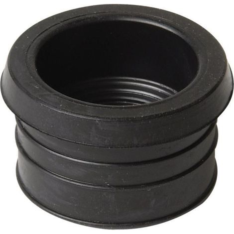 Clavija de conexión macho-hembra NICOLL plástico metálico - elastómero negro - Ø 40/12/30 mm - H. 25 mm - RMPH