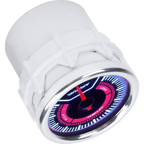 Jauge de rapport air/carburant 2 pouces avec affichage LED, haute précision, universelle pour voitures, bateaux et motos 12 V