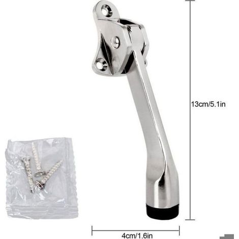 paquets d'arrêt de porte pour porte de garage lourde avec embout en caoutchouc et levier à ressort en métal béquille butée Femeo (1/4)