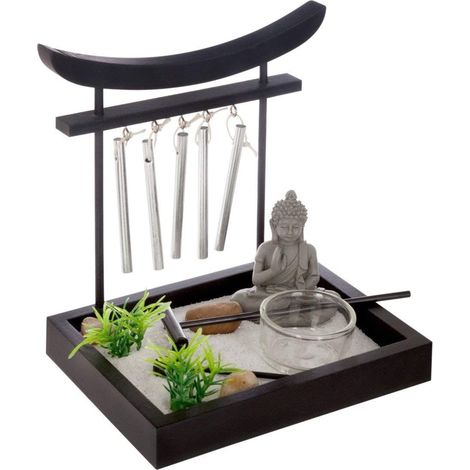 Giardino Zen Diya 15x12cm in legno - Atmosphera créateur d'intérieur (1/4)