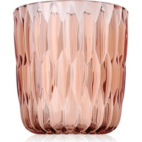 Vaso contenitore Jelly realizzato in PMMA colore Rosa Kartell 01227E9