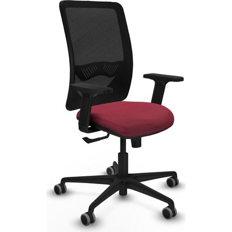 Silla piqueras y crespo Zulema negro soporte lumbar ruedas (1/2)